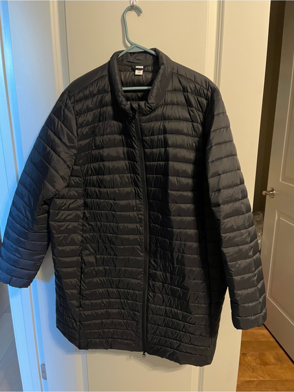 Women’s Long Black Quilted Puffer Coat